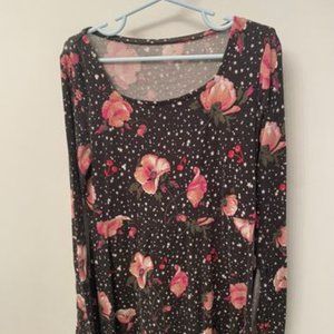 Black Floral Dress